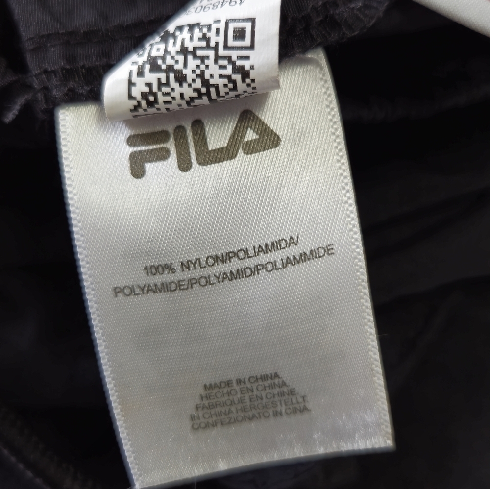 Fila Black Sports Mini Skirt Size Medium Has Pockets - Picture 9 of 11